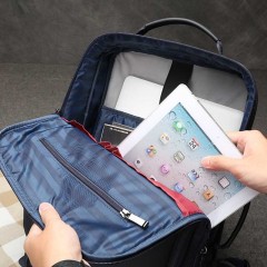 博牌 双肩包大容量商务背包15.6英寸笔记本电脑包