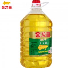 金龙鱼 大豆油5L*4瓶豆油食用油精炼一级转基因烘焙色拉油炒菜整箱