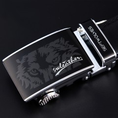 七匹狼  男士自动扣真皮皮带 男牛皮腰带 男款7A1100780