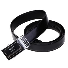 七匹狼 男式自动扣 真皮 皮带 男士牛皮腰带7A1102080