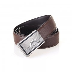 七匹狼 男士内穿自动扣真皮皮带 男牛皮腰带7A1106300-1