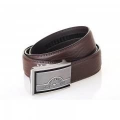 七匹狼 男士内穿自动扣真皮皮带 男牛皮腰带7A1106300-1