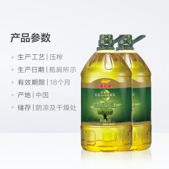 金龙鱼 添加10%特级初榨橄榄油食用调和油4L*2食用油