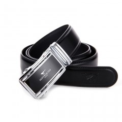 七匹狼 男士皮带真皮自动扣潮青年牛皮腰带商务男7A413182100