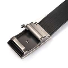 七匹狼 男士内穿自动扣真皮皮带 男式牛皮腰带7A1106800