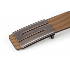 七匹狼 男款平滑扣男士皮带韩版牛皮裤带新款细腰带潮7A327801000