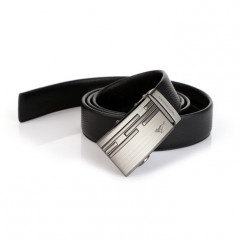 七匹狼 男士自动扣头层牛皮皮带 男式真皮腰带 皮裤带7A513133000