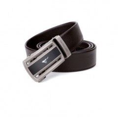 七匹狼 男士自动扣头层牛皮皮带 真皮裤带 男腰带7A513835000-1