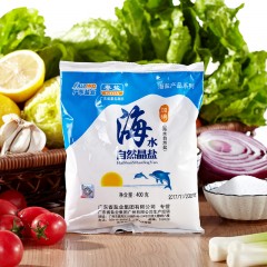 粤盐牌 海水自然晶细盐400g
