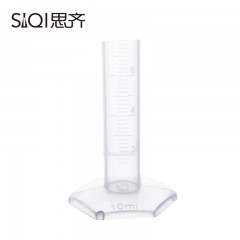 思齐 塑料量筒  塑料直型量杯 化学实验仪器耗材 教学仪器  10ml