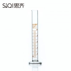 思齐 玻璃量筒 化学实验仪器 化玻 化学 实验 10ml