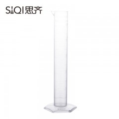 思齐 塑料量筒 化学实验仪器耗材 教学仪器  50ml