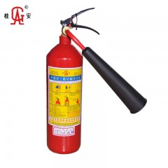 桂安 手提式二氧化碳灭火器 机房精密仪器灭火器 2kg MTC/2