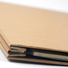 国产 空白牛皮纸面手工DIY相册覆膜自粘影集10页20面收藏集卡票本