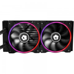 ID-COOLING Chromaflow240 全平台金属扣具 cpu一体式水冷散热器