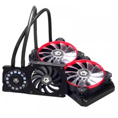 ID-cooling Frostflow 240G 彗星灯一体式显卡水冷散热器红光