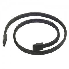 银欣 CP07 连接埠 180°水平接头sata3.0数据线 延长线长度50cm