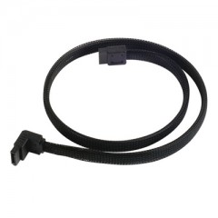 银欣 CP08 SATA3线 90°可弯曲直角 SATA3 6GB/S 0.5米 硬盘数据线