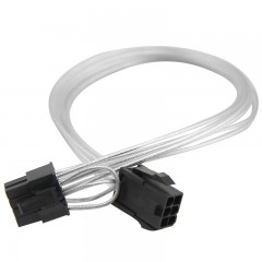 国产 镀银线 显卡6Pin转8Pin辅助供电线 模块电源线 30cm