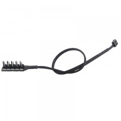 国产 机箱风扇集线器 5位4pin PWM多功能智能调速 FAN HUB支持多路30cm