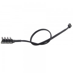 国产 机箱风扇4PIN PWM集线器 FAN HUB支持多路温控风扇 一分四 30cm