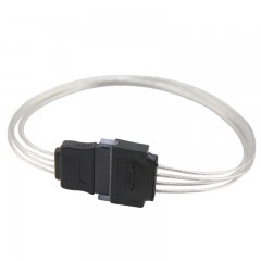 国产 镀银线 sata供电延长线 sata公头转接母头延长线 30cm