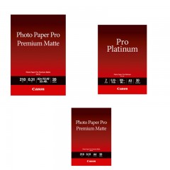 佳能 原装PM101照片相片纸无光泽A4 A3+ A2双面相纸PRO100Pro10PRO500 PRO1 TS8080 8180 9180 7780打印机相纸