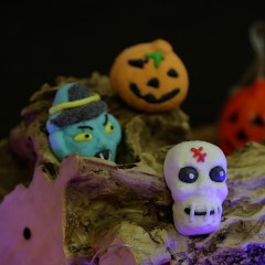 国产 糖果 散装南瓜头棉花糖