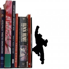 KALA 书立创意街霸动漫书靠学生书挡书档桌面办公简约铁艺伸缩个性书夹