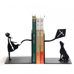 KALA 创意书立支架动漫学生书夹复古简约书靠桌面办公可伸缩铁书挡书板