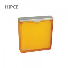 HIPCE CD盒家用车载光盘碟片半透明大容量收纳盒DVD盒 收纳箱子