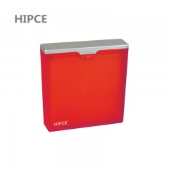 HIPCE CD盒家用车载光盘碟片半透明大容量收纳盒DVD盒 收纳箱子