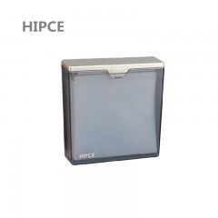 HIPCE CD盒家用车载光盘碟片半透明大容量收纳盒DVD盒 收纳箱子
