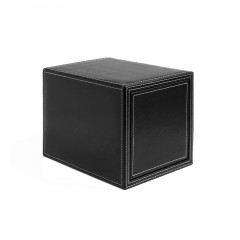 HIPCE 轻触式CD盒创意光盘收纳箱时尚皮质大容量100张碟片存放柜子