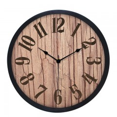 国产 HICAT 复古10寸静音挂钟 欧式创意客厅卧室个性圆形简约现代钟表