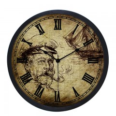 国产 HICAT 复古10寸静音挂钟 欧式创意客厅卧室个性圆形简约现代钟表