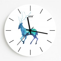 国产 挂钟北欧客厅现代静音挂表简约欧式个性钟表卧室清新创意个性时钟