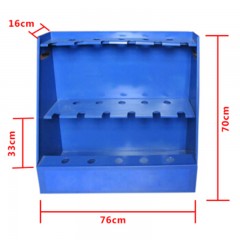 金安（防爆、防火产品） 70*76*16cm 防暴装备架（空架，不含防暴装备）蓝色
