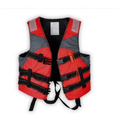 国产 TSD 成人救生衣游泳衣，带救生口哨反光条，安全应急救灾用品，承受体重：100公斤/个 深红色