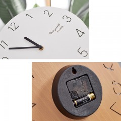 国产 北欧风客厅卧室挂钟时钟现代简约奶茶店咖啡厅墙上墙壁装饰品挂件
