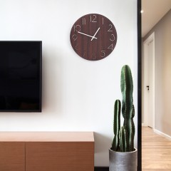 国产 北欧风客厅卧室挂钟时钟现代简约奶茶店咖啡厅墙上墙壁装饰品挂件