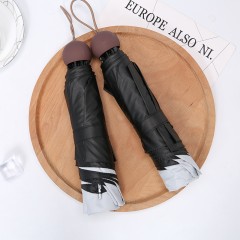 国产 折叠雨伞 三折防晒太阳伞原宿晴雨两用女防紫外线遮阳伞