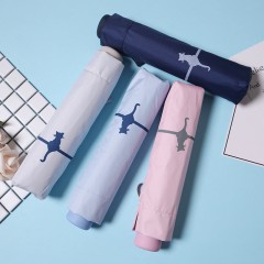 国产 雨伞折叠太阳伞三折伞 晴雨两用防晒防紫外线