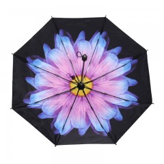 国产 双层琉璃黑胶伞防紫外线防晒太阳伞晴雨伞折叠遮阳伞