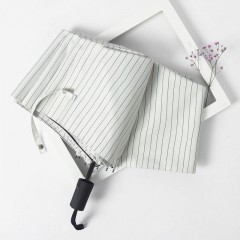 国产 简约遮阳伞防紫外线女防晒太阳伞小清新晴雨伞两用三折叠创意雨伞