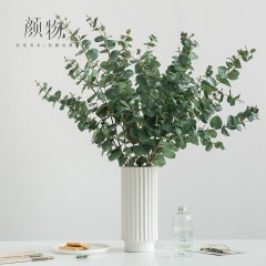 国产 仿真绿植物金钱叶枝 搭配花草清新装饰手感插花套装摆设