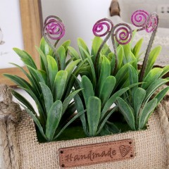 国产 小清新家居装饰品摆件仿真花套装花篮挂墙上壁饰田园假花整体花艺