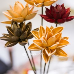 国产 天然植物创意花艺拍摄道具花客厅软装饰仿真假白莲花欧式干花花束