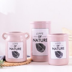 国产 陶瓷花瓶花器家居装饰花瓶摆件三件套家居软装