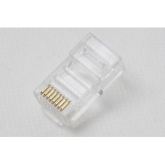 BABSON/百森 超五类网络水晶头RJ45 50U镀金（单个）